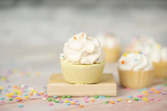 Strawberry Cupcake Bath Bomb